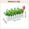Artificial Flower Plant Desk Ornament Crafts Easy Maintenance Table Centerpiece Fake for