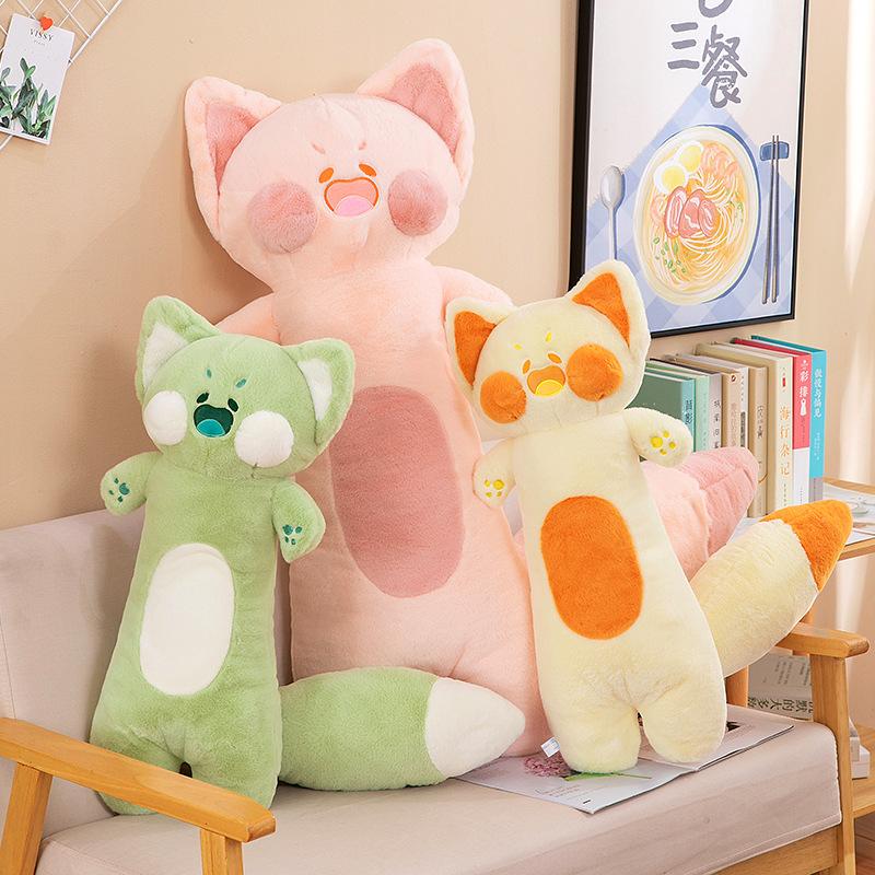 New Cute Cat Girl Sleeping Long Soft Cute Doo Cat Doll Children Doll