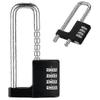 Combination Padlock Outdoor Waterproof Heavy Duty with Code Multifunctional Adjustable Long