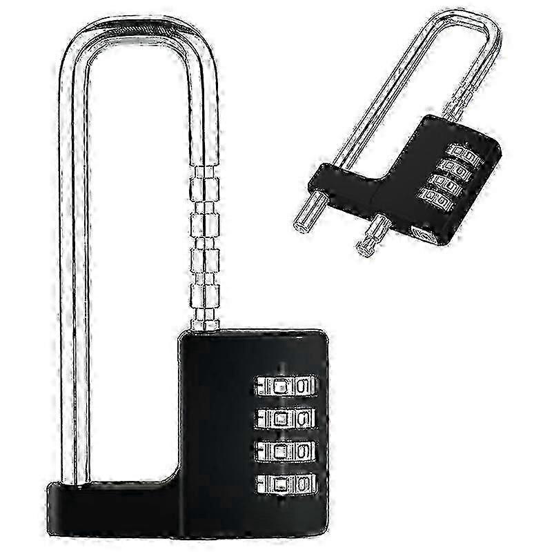 Combination Padlock Outdoor Waterproof Heavy Duty with Code Multifunctional Adjustable Long