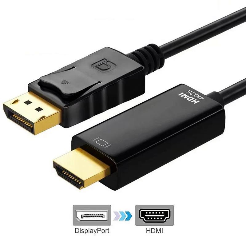 4K DP to HDMI Adapter Cable - 1.8 M DisplayPort to HDMI