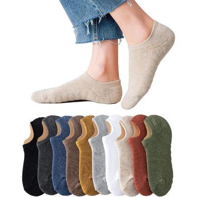 No Show Athletic Socks 10 Pairs Hiking Running Ankle Socks For Women Cushion Low Cut Socks