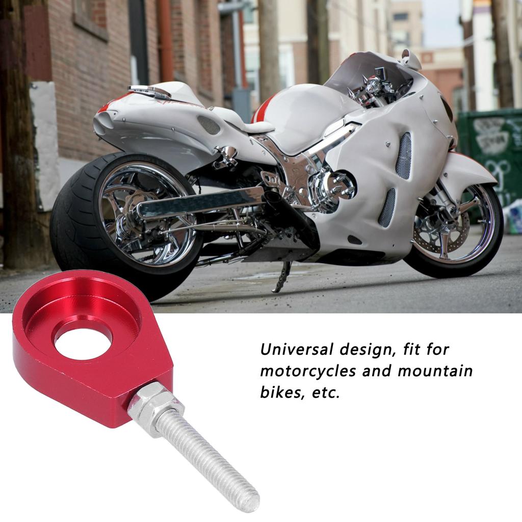 2pcs 0.5in Chain Tensioner Adjusters Aluminum   for Motorcycles Mountain Bikes