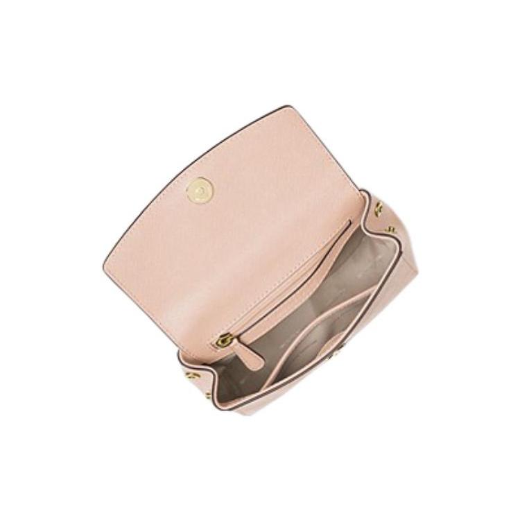 New MICHAEL KORS MK Ava Leather Handbag, Crossbody Bag, Shoulder Bag Mini Women's Soft Pink 32F5GAVC1L-SOFT-PINK