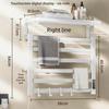 Bathroom Electric Bath Towel Carbon Fiber Warmer Heating Towel Rack Intelligent Constant Temperature Towel Dryer Shelf