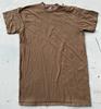 Men's Army T-Shirt Beige Brown Solid L USA Military Grunge Pearl Jam 90s Work