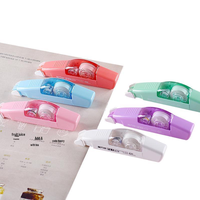 Jin Wannian 6m x 5mm Korrekturband Nachfüllpackung für Schüler - Hochwertiges Hausaufgaben- und Fehlerkorrekturband