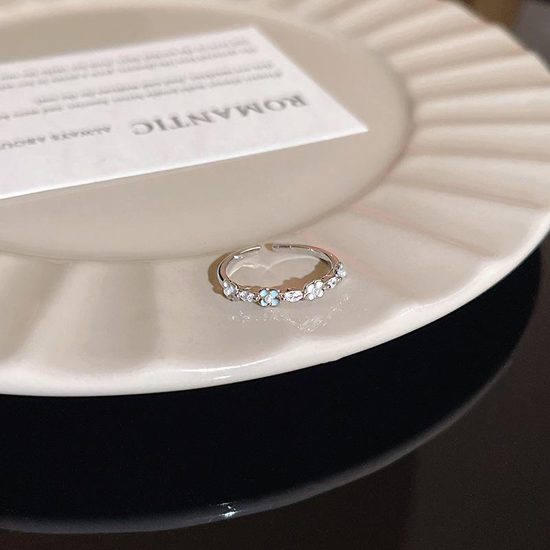 

Элегантное циркониевое регулируемое открытое кольцо для женщин - Шикарное ювелирное изделие для личности