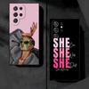 Girl Boss Lady Pink Soft Phone Case for Samsung Galaxy S26 S25 Edge S24 Ultra S23 Plus S22 S21 FE S20 Black Cover Back Shell