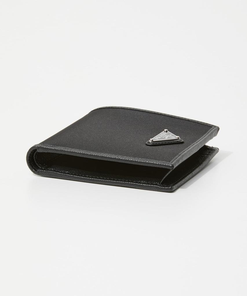 Prada Men's Re-Nylon Bi-fold Wallet, 2MO738 2DMH, NERO [Parallel Import]