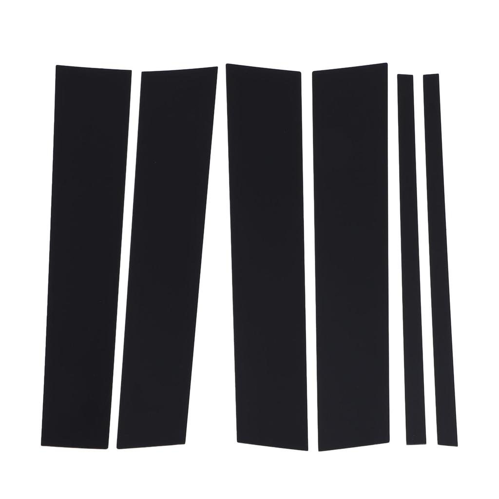 6pcs Pillar Post Trim High Strength PC Gloss Black Door Window Pillar Cover for Explorer Aviator
