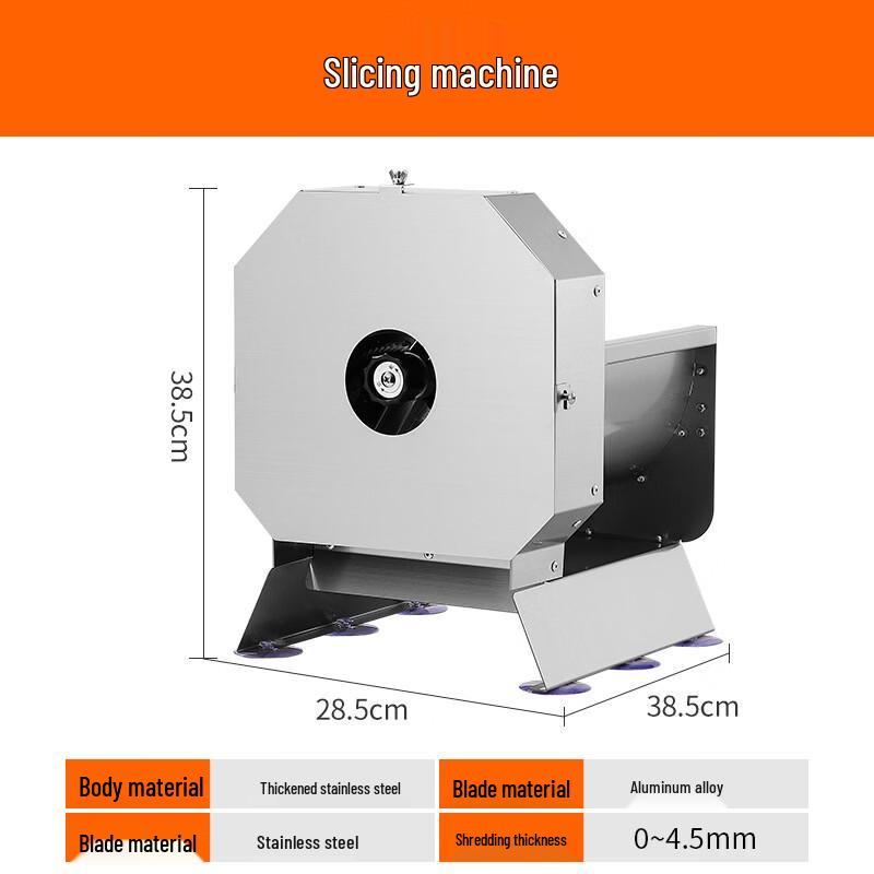 Weiyang Commercial Stainless Steel Electric Food Slicer серебряный серый