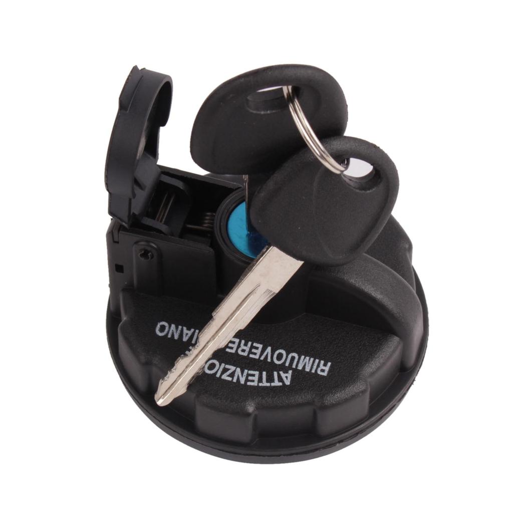 Fuel Tank Filler Cap Cars Fuel Cap with 2 Keys Lockable Locking Fuel Tank Cap