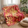Jungle Leopard Elegance 1 Theme Blanket Lightweight Warm Flannel Blanket Decorative Throw Blanket for Home Decoration