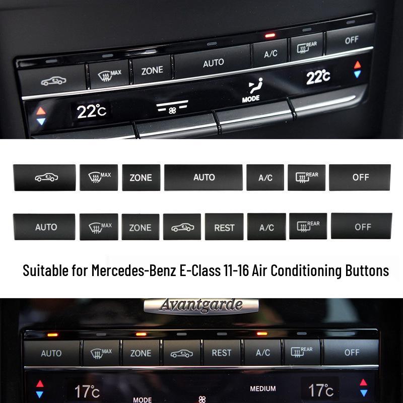 Compatible AC Control Buttons for 2011-2016 Mercedes-Benz E-Class (E200, E260L, E300, E350)
