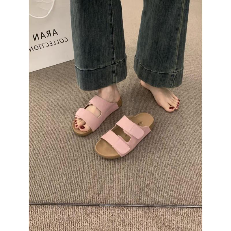 

Шлепанцы Женские Летние Туфли Модные и Повседневные Шлепанцы Пляжные Сандалии 40 розовый