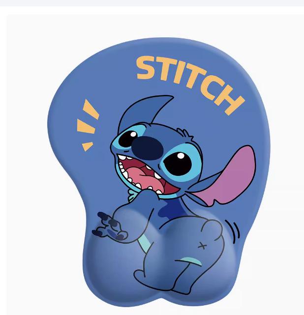 3D Cute Cartoon Silicone Wrist Rest Mouse Pad with Memory Foam