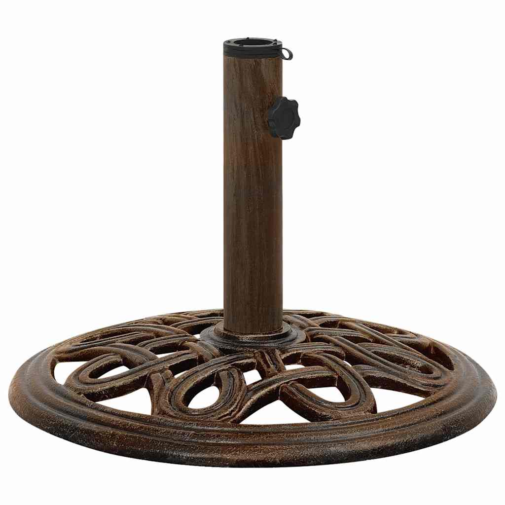 Vidaxl Podstawa Pod Parasol, Brąz, 40X40X32 Cm, Żeliwo