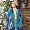 Women's Ethnic Style Travel Shawl Cape