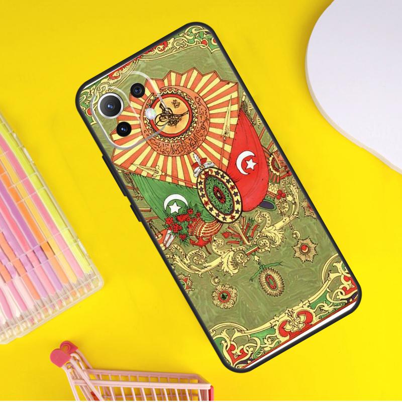 Coat of Arms of Ottoman Empire Cover For Xiaomi 14 Ultra 13 11T 12T 13T 14T Pro POCO X7 X6 Pro X3 X5 F3 F5 M6 F6 Pro Case