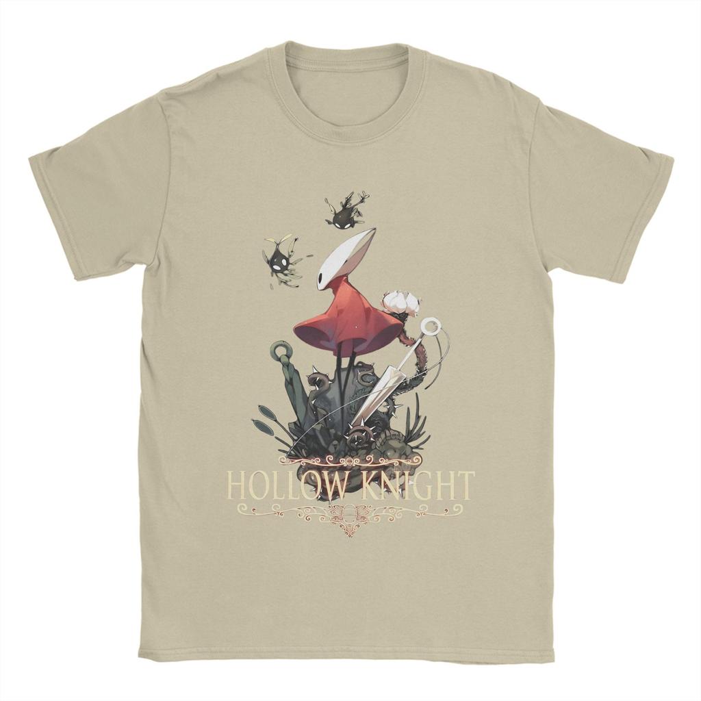Men T-Shirts Game Hollow Knight Silksong Amazing Pure Cotton Tee Shirt Short Sleeve T Shirt Round Collar Clothes Plus Size