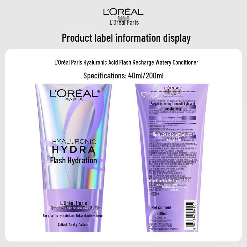 L'Oreal Paris Hyaluronic Acid Flash-Charge Hydrating Conditioner