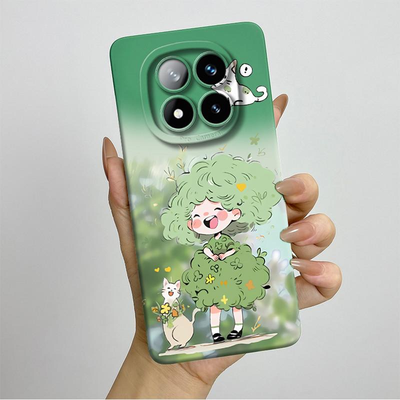 Für Redmi Note 14 Pro Plus 5G Hülle Note14 Pro+ 5G Weiche Silikon Handyhülle Süß Bemalte Modische Cartoon-Bedruckte Rückseite
