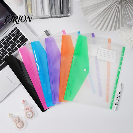 Clear Plastic Sleeves for Paper 6PCS 11 Hole Expanding File Pockets, Moisture Proof A4/B5 Document Storage Pockets Office Sleeves, Reusable
