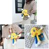 Cute Plush Cartoon Shoulder Bag With Zipper Pouch For Daily Use