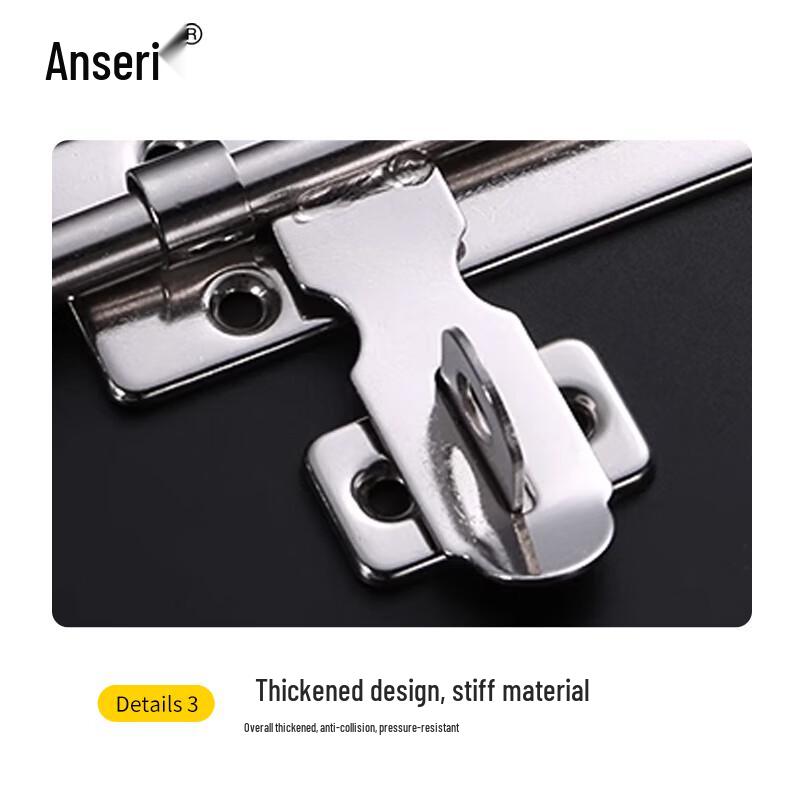 Surface Mounted Lockable Stainless Steel Door Bolt Latch