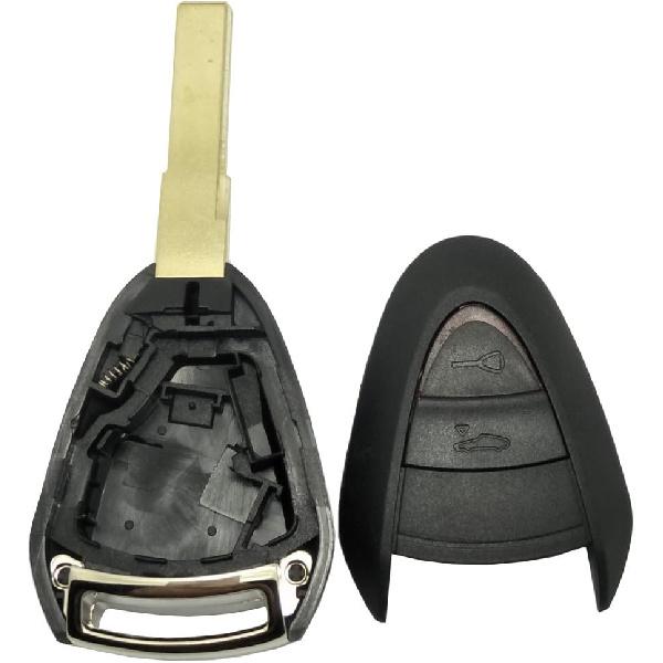 

3 Buttons Replacement Key Fob Cover Case fit for Porsche 911 Cayman Boxster Carrera GT Remote Key Fob Shell 2Buttons