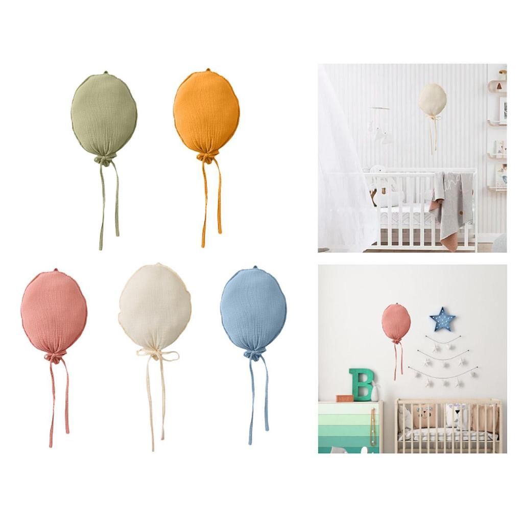 A Minimalist Fabric Balloon Decoration Easy to Hang Nursery Wall Decorations