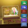 Glow-in-the-Dark Double-Sided Acrylic Drawing Board: A Perfect New Year Gift for Kids and Friends