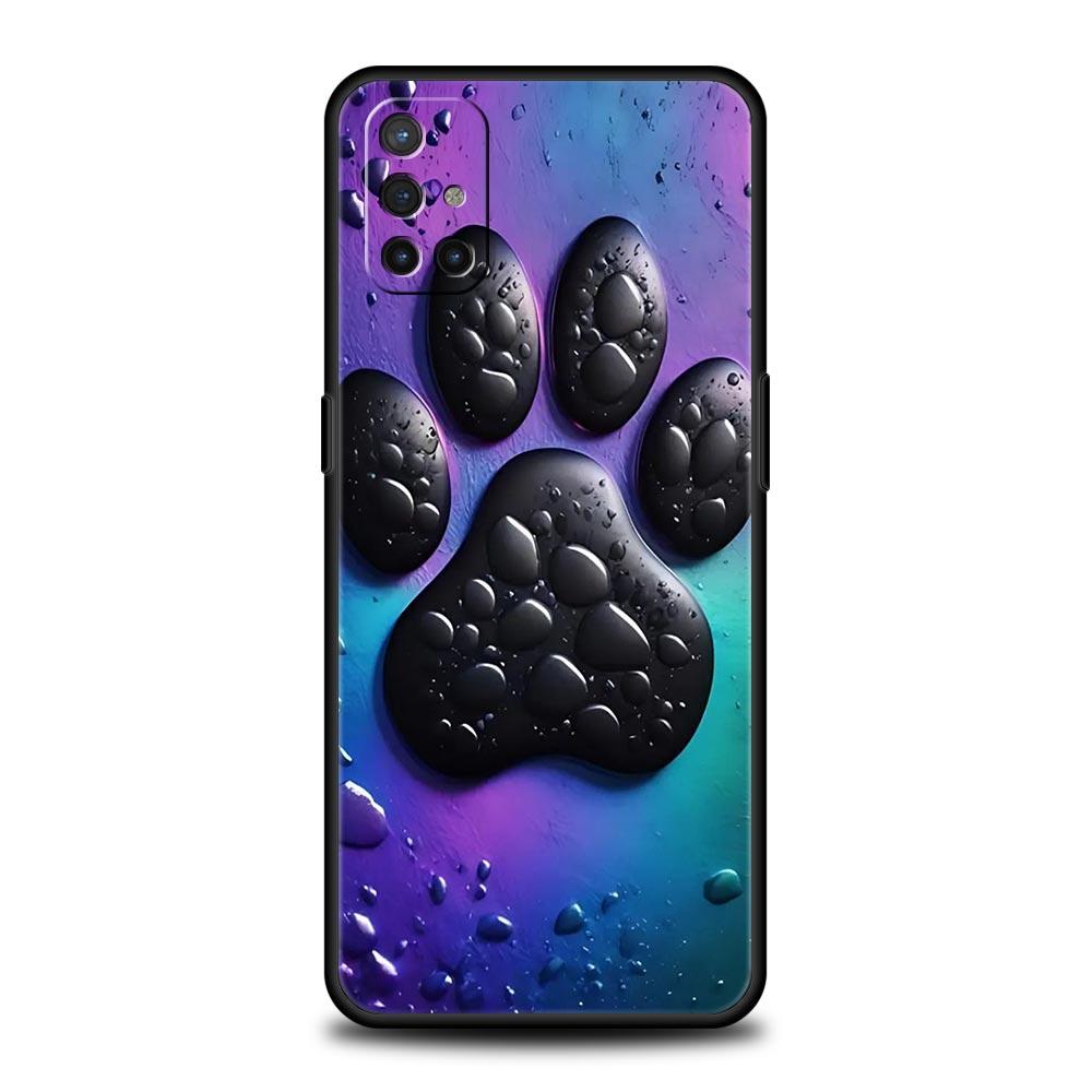 Phone Case For Oneplus 13R 13 12 10T 11 R10 Nord N100 N200 N10 9 9R CE 2 3 Z Pro Lite 5G Soft TPU Cover Og Paw Print Aesthetics