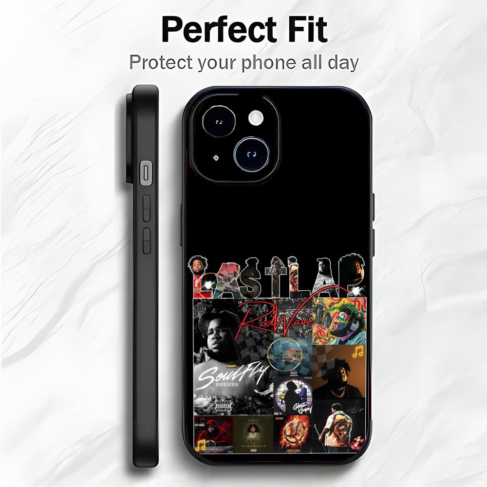 Soulful Melodic American Singer R-Rod Wave Phone Case Phone Case Soft Packaging Lightweight For iPhone17 16 15 14 13ProMax