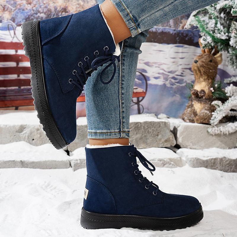 Women'S Boots Snow Platform Shoes Women Waterproof Ladies Shoes Plush Ankle Boots Trend Women'S Winter Boots Botas Mujer