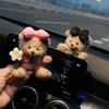 Accessorie Used for Car Gear Shift Decoration Cute Turn Signal Dolls Wiper Dolls Rearview Mirror Ornament Car Internet Celebrity