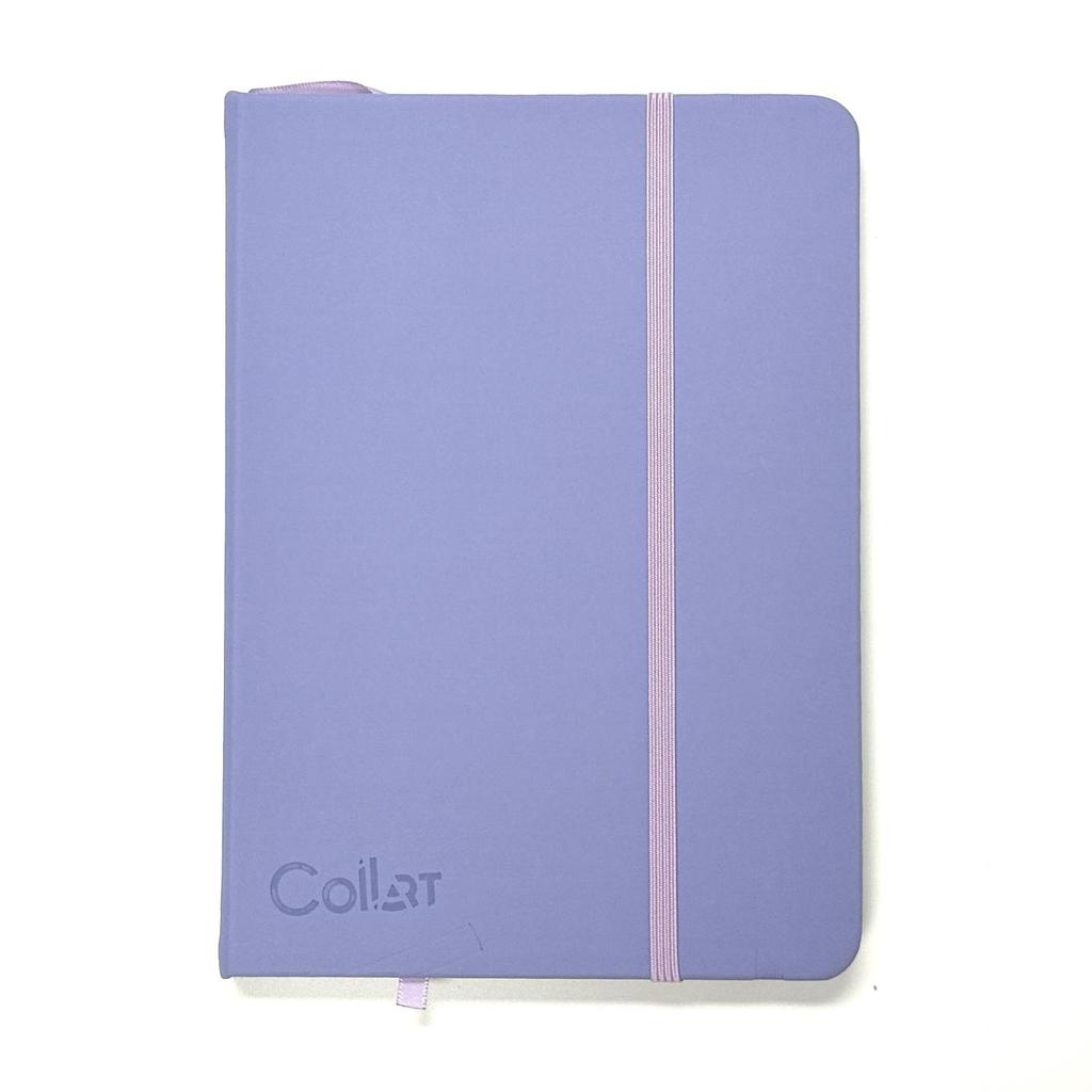 Light Purple A5 Watercolor Sketchbook Hardcover (14x20cm) - 200 GSM 100% Cellulose Paper