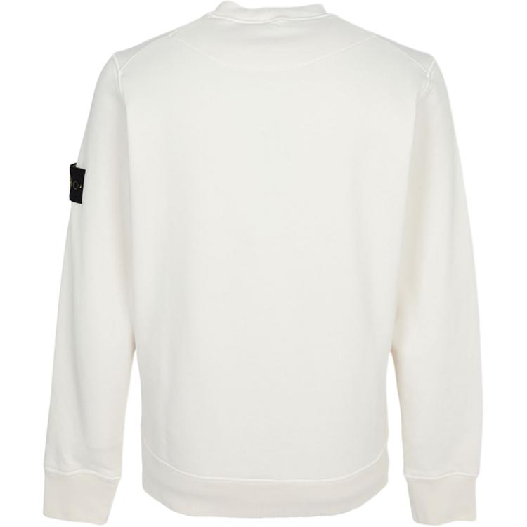 STONE ISLAND Logo Pullover Long Sleeve Crewneck Sweatshirt Men Sweatshirt L1S1561000-60S0051-V0093