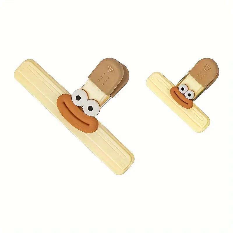 

2 Pcs Creative Snack Sealing Clip Food Preservation And Moisture-Proof Sealing Clip Multifunctional Office Long Tail Clip