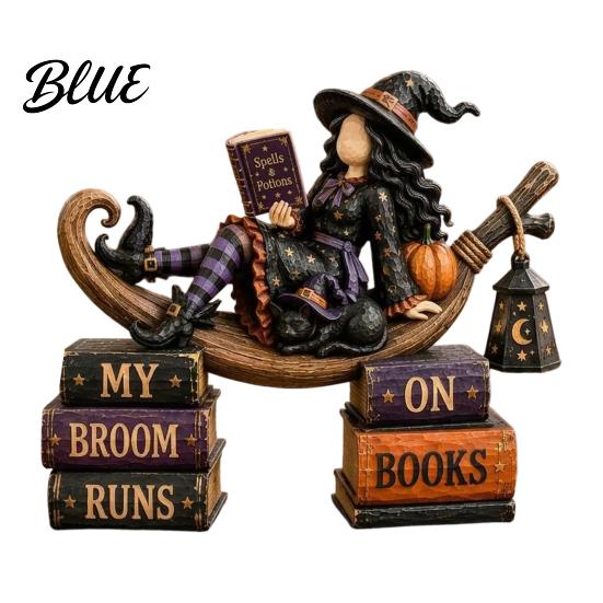 Bookish Gifts for Women Wooden Reading Girl Figurine Book Lovers, Personalized Desktop Bookshelf Decor with Ornaments Stacked Design Home Library