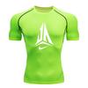 Herren Quick Dry Kompressions-Trainingsshirt Atmungsaktiv Dehnbar