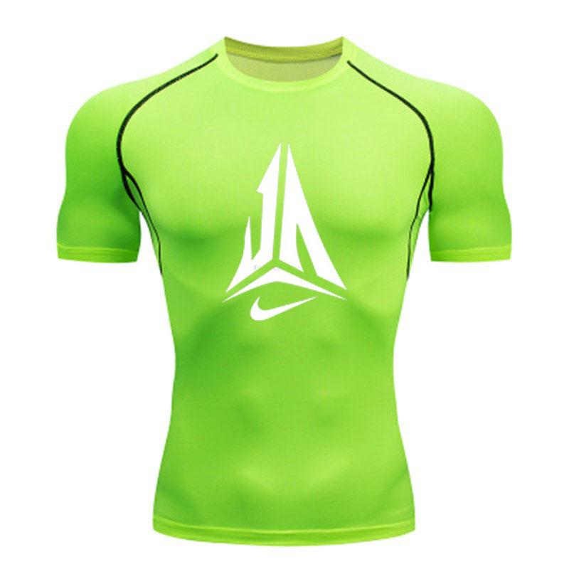 Herren Quick Dry Kompressions-Trainingsshirt Atmungsaktiv Dehnbar