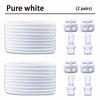 2 Pair round Elastic Shoelaces for Kids & Adults No-Tie Lock Shoelace Sneakers Quick-Lock Shoe Laces Accessory Pack