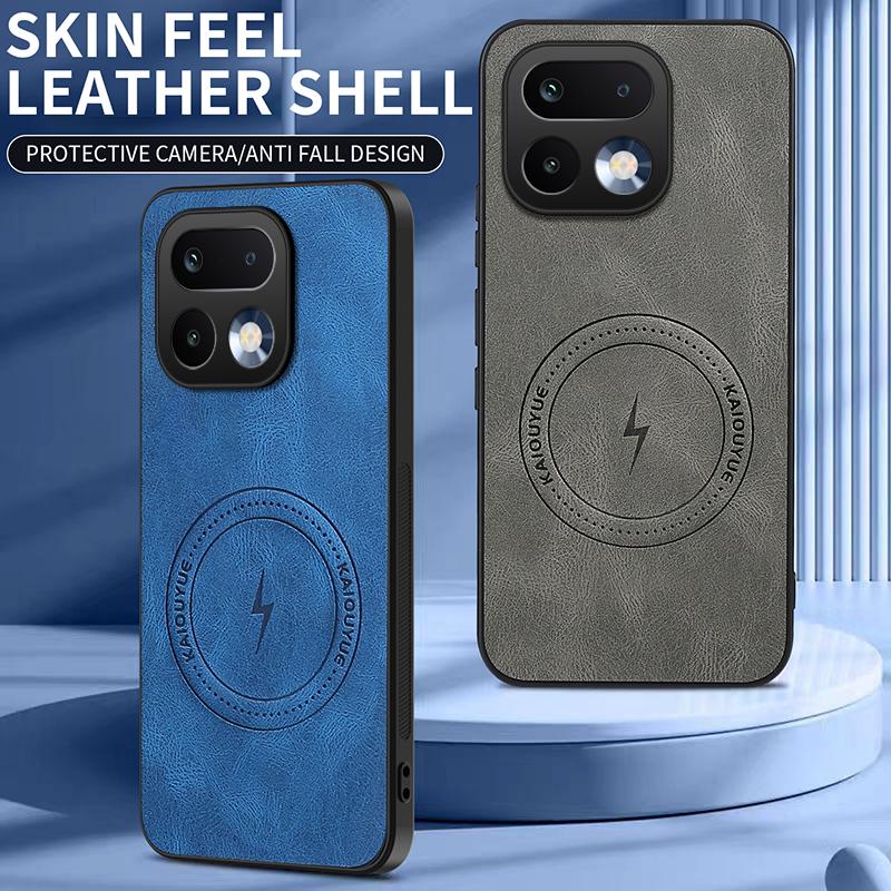 For Realme 16 Pro+ Case Luxury Sheep Skin Magnetic for Magsafe Matte Cover for OPPO Realme 16pro Plus Anti-drop Silicone Bumper