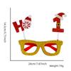 Festive Glasses Christmas For Kids And Adults Featuring Santa Reindeer Designs Snowman