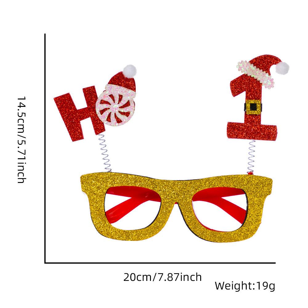 Festive Glasses Christmas For Kids And Adults Featuring Santa Reindeer Designs Snowman