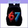 Youthful School Backpack With Printed Characters For Middle School Students And 13in Laptop Storage