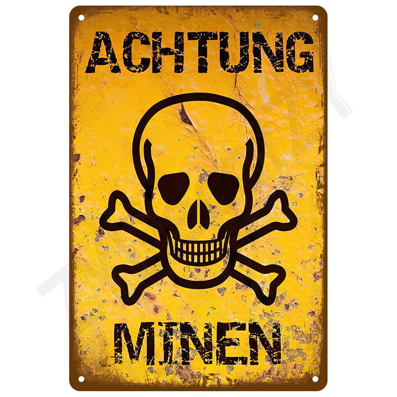 Metal Signs Vintage Metal Plates Posters Retro Wall Art Bar Accessories Mancave Tin Sign Room Luxury Home Decor Item Decorations