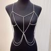 European And American Fashion Jewelry Sexy New Rhinestone Claw Chain Bikini Chest Chain Body Chain